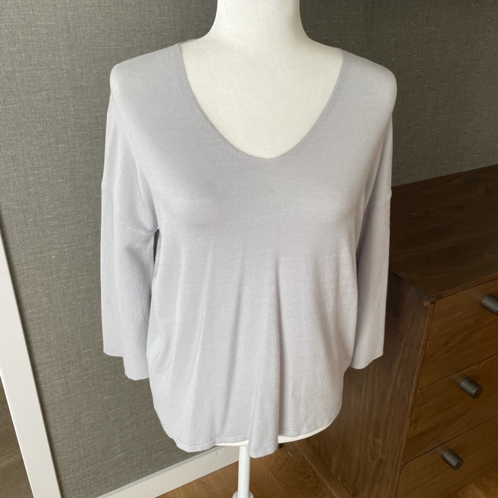 Philosophy Light Blue Soft Sweater M NWT